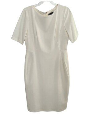 Preston & York Creamy White Sheath Midi Dress size 10
